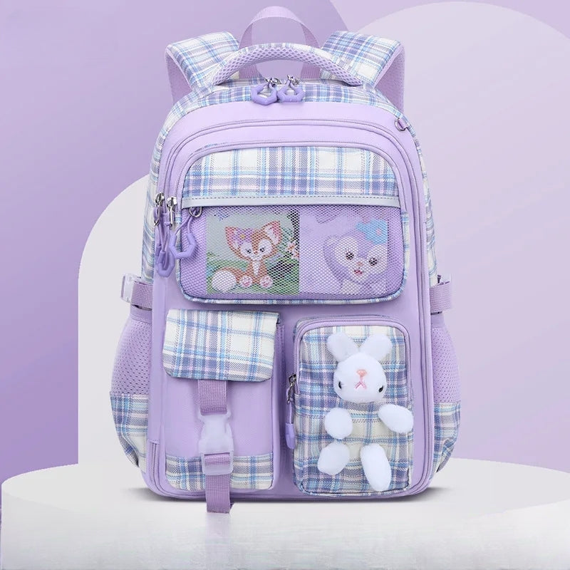 Inttox-🎒 Sac à Dos Inttox Bunny – Motif Lapin Rose, Doux & Mignon