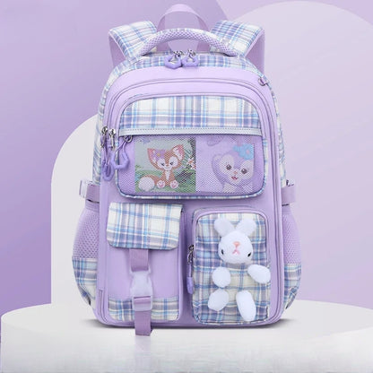 Inttox-🎒 Sac à Dos Inttox Bunny – Motif Lapin Rose, Doux & Mignon