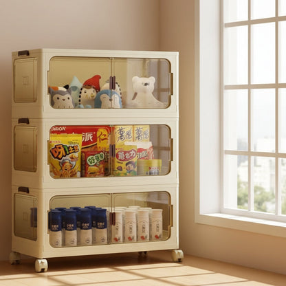 Inttox-Boîte de Rangement Plastique Transparent