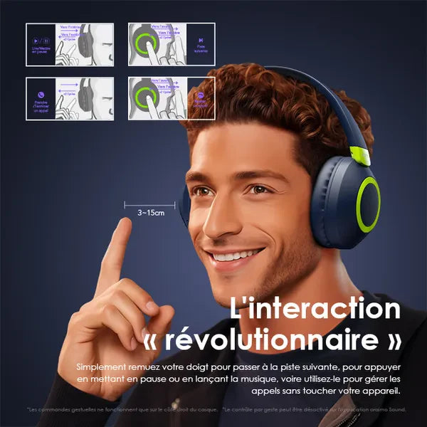 oraimo BoomPop2S Casque supra-auriculaires