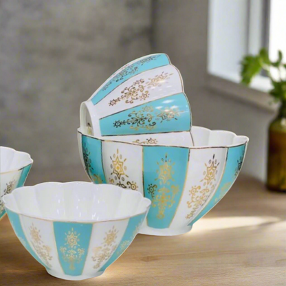 Inttox-🏺 Set de Saladiers en Porcelaine - 4 piece ✨