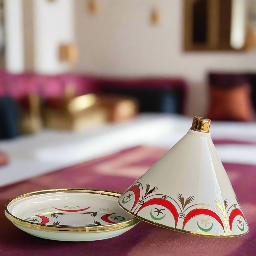 Inttox-🌟 Tajine Marocain Coloré en Céramique Inttox 🍽️✨