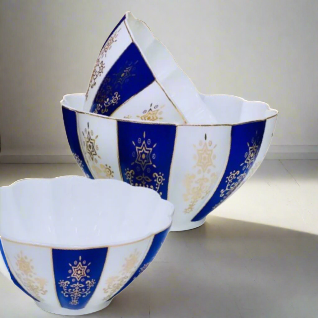Inttox-🏺 Set de Saladiers en Porcelaine - 4 piece ✨