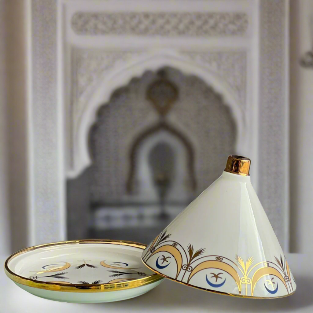 Inttox-🌟 Tajine Marocain Coloré en Céramique Inttox 🍽️✨