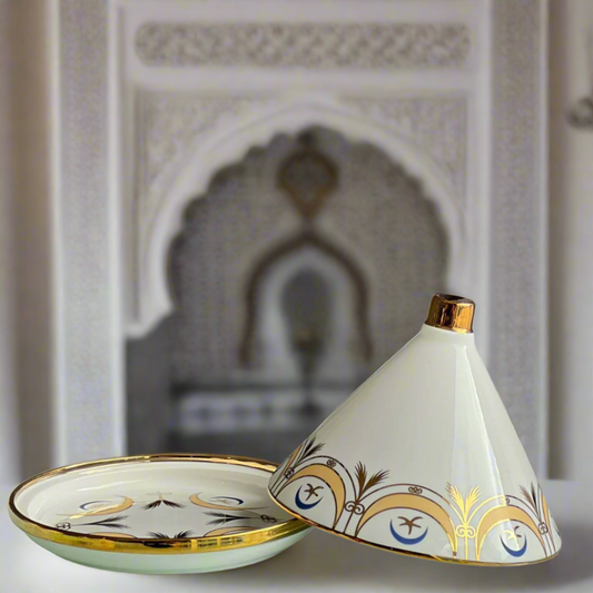 Inttox-🌟 Tajine Marocain Coloré en Céramique Inttox 🍽️✨