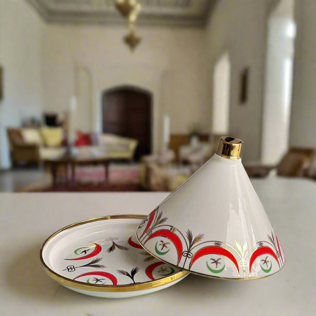 Inttox-🌟 Tajine Marocain Coloré en Céramique Inttox 🍽️✨