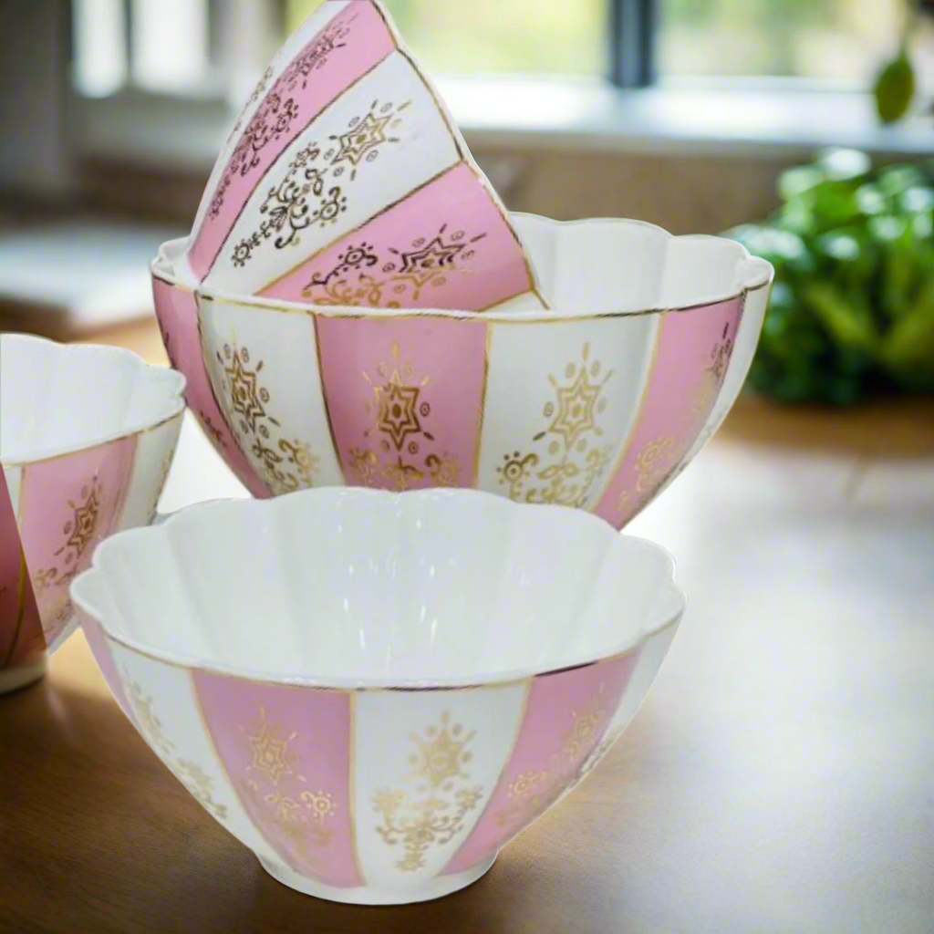 Inttox-🏺 Set de Saladiers en Porcelaine - 4 piece ✨