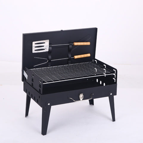 Inttox-Barbecue à Charbon Pliant Portable - Inttox