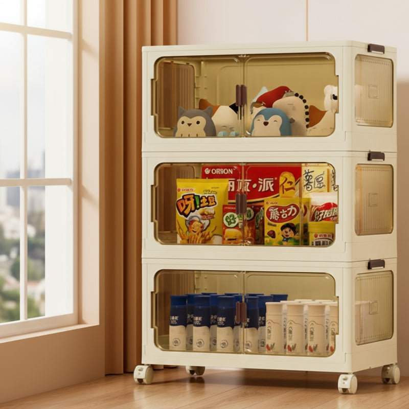 Inttox-Boîte de Rangement Plastique Transparent