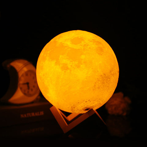 Inttox-Lampe Lune LED 3D Veilleuse Colorée pour Enfants - Inttox