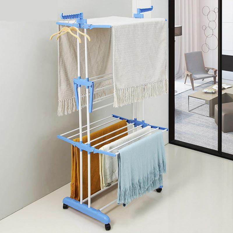 Inttox-Séchoir à Linge Pliable - Séchage Pratique et Gain d'Espace
