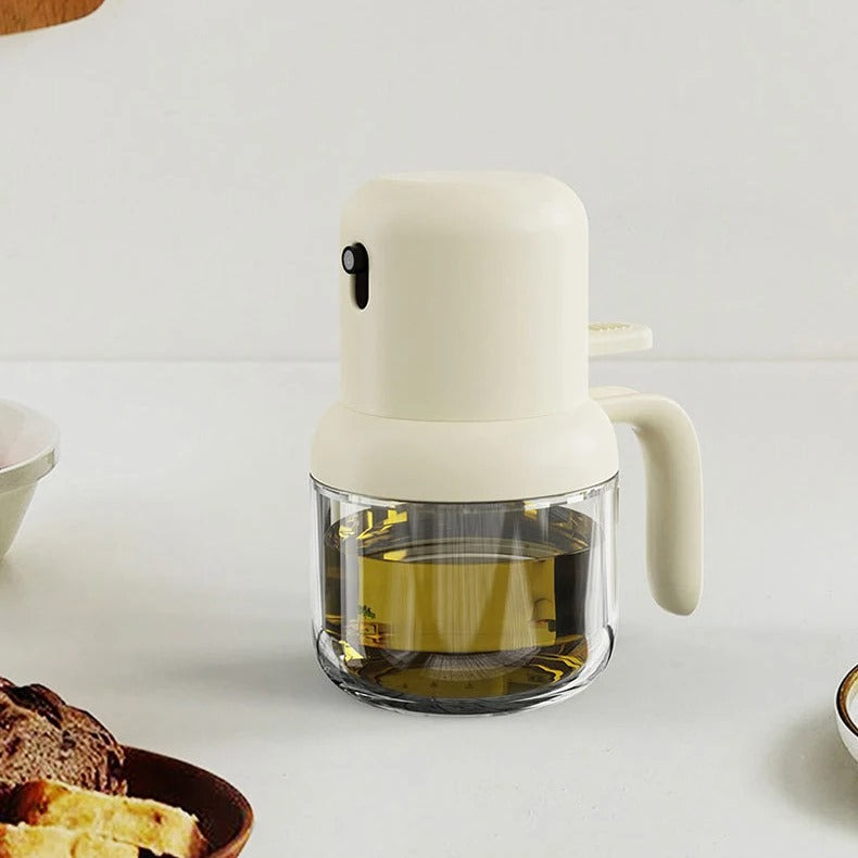 Inttox-🫒✨ Bouteille Pulvérisateur d’Huile & Vinaigre en Verre  👨‍🍳🥗