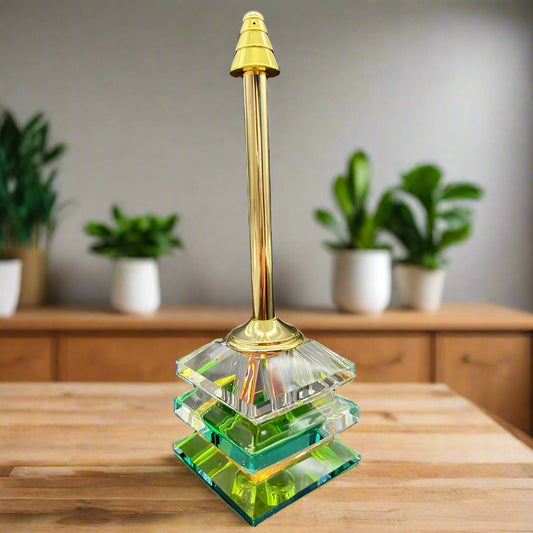 Inttox-🌿💎 Bouteille de Parfum Rechargeable en Verre Cristal – 12ml ✨🌸