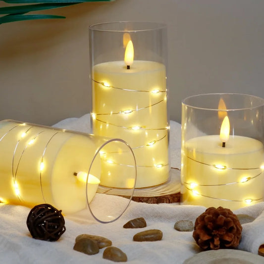 Inttox-🕯️ Bougies Électroniques Sans Flamme à Piles | LED Effet Réaliste pour  Mariage