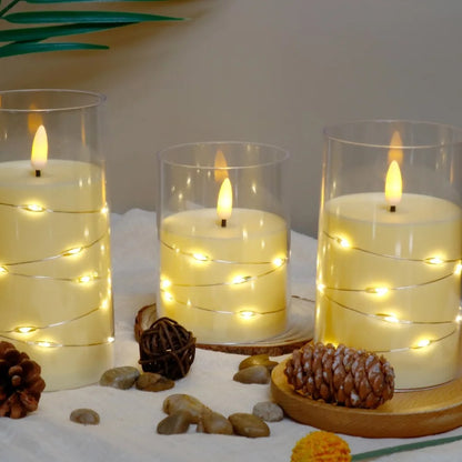 Inttox-🕯️ Bougies Électroniques Sans Flamme à Piles | LED Effet Réaliste pour  Mariage