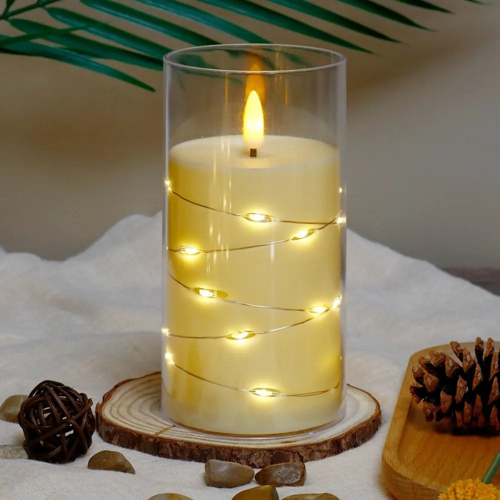 Inttox-🕯️ Bougies Électroniques Sans Flamme à Piles | LED Effet Réaliste pour  Mariage