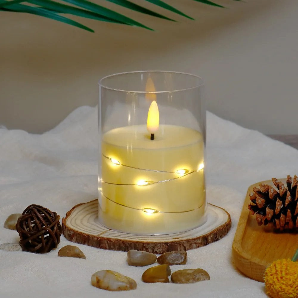 Inttox-🕯️ Bougies Électroniques Sans Flamme à Piles | LED Effet Réaliste pour  Mariage