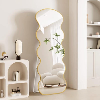Inttox-🪞✨ Miroir Ondulé Asymétrique – Nouvelle Tendance Déco Longue Taille 🏡🌊