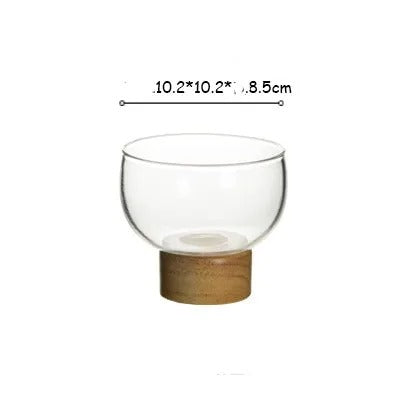 Inttox-🍨 Tasse de Service Élégante pour Desserts 6 piece  🍧