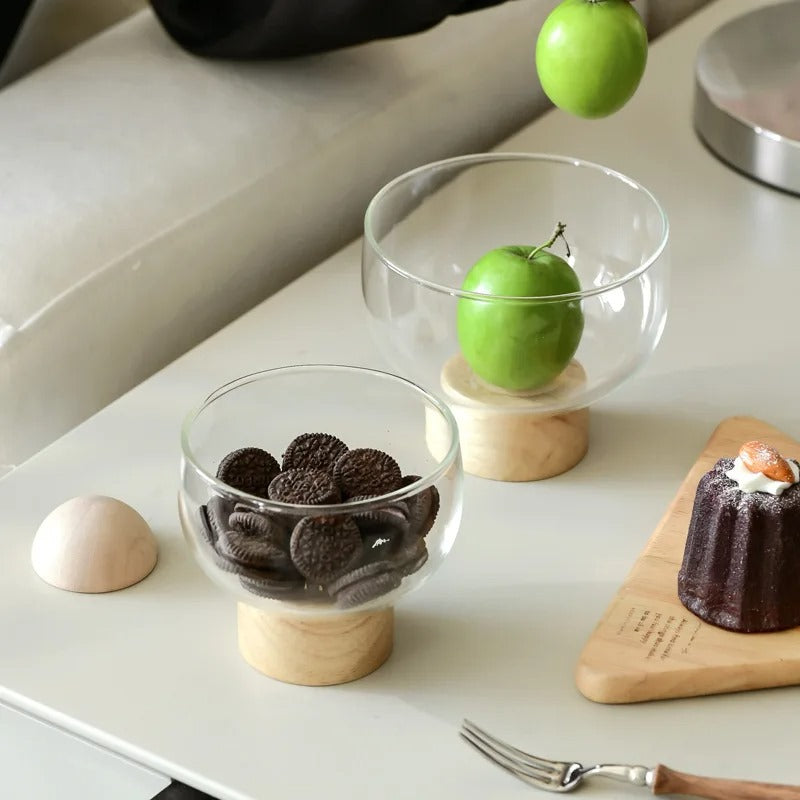 Inttox-🍨 Tasse de Service Élégante pour Desserts 6 piece  🍧