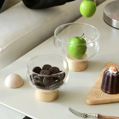 Inttox-🍨 Tasse de Service Élégante pour Desserts 6 piece  🍧