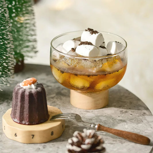 Inttox-🍨 Tasse de Service Élégante pour Desserts 6 piece  🍧