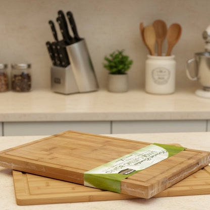 Inttox-Planche à Découper en Bambou Organique