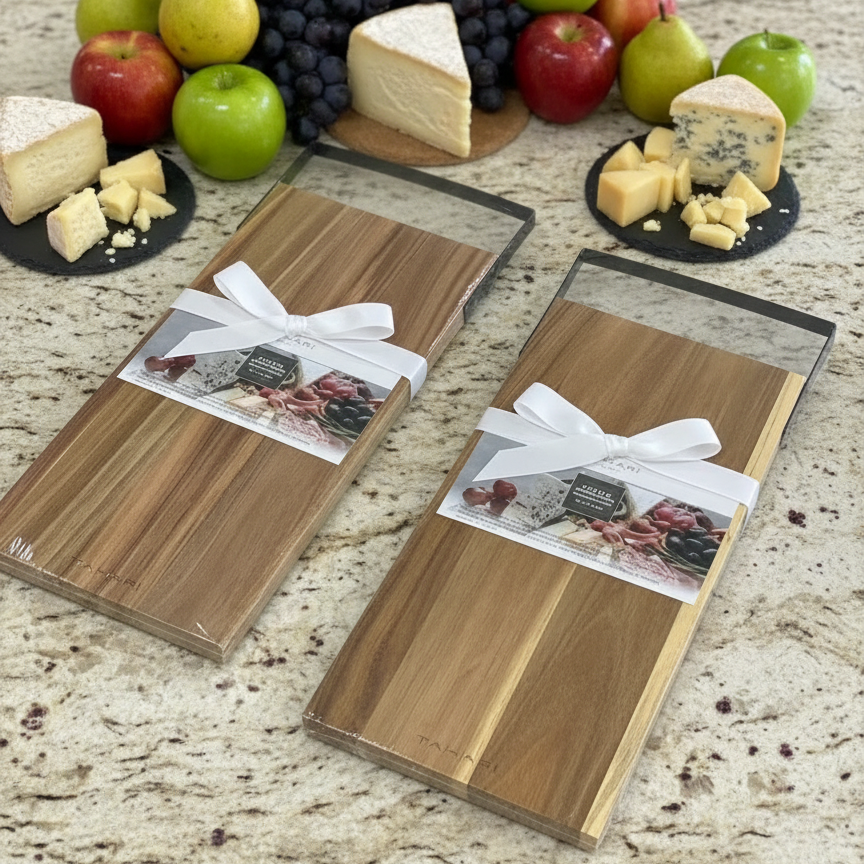 Inttox-Planche à Découper en Bois d’Acacia