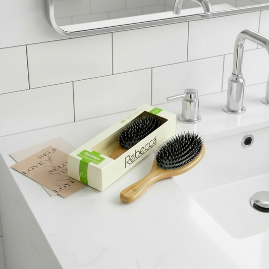 Inttox-Brosse à Cheveux Écologique en Bois