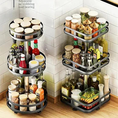 Élégance en Mouvement - Découvrez Notre Plateau de Rangement Rotatif Innovant