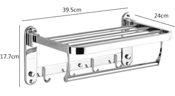 Inttox-Porte-Serviettes de Salle de Bain en Acier Inoxydable - Inttox