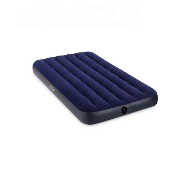 Inttox-Matelas Gonflable Intex Classic Downy Airbed, Série Queen