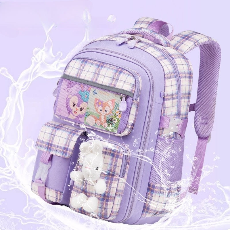 Inttox-🎒 Sac à Dos Inttox Bunny – Motif Lapin Rose, Doux & Mignon