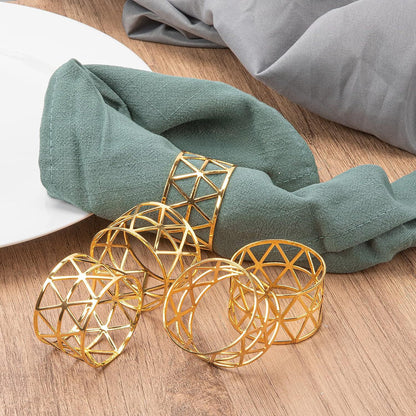 Inttox-✨ Ronds de Serviette Inttox Gold 6 piece