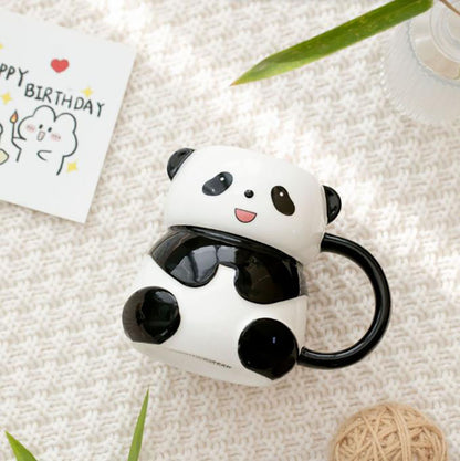Inttox-🐼  2 Tasse en Céramique Panda –  ☕✨