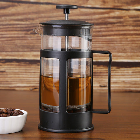 Inttox-Cafetière à Piston en Verre et Acier Inoxydable Résistant à la Chaleur - Inttox