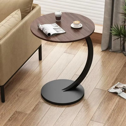 Inttox-🛋️✨ Table Basse Ronde de Luxe – Mini Table Mobile et Élégante 🌟🏡