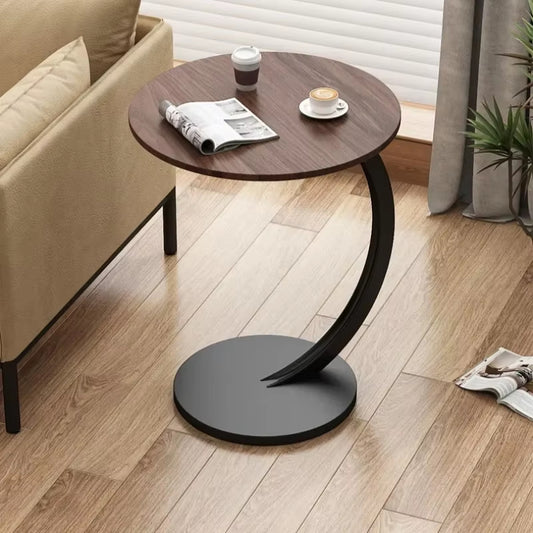 Inttox-🛋️✨ Table Basse Ronde de Luxe – Mini Table Mobile et Élégante 🌟🏡