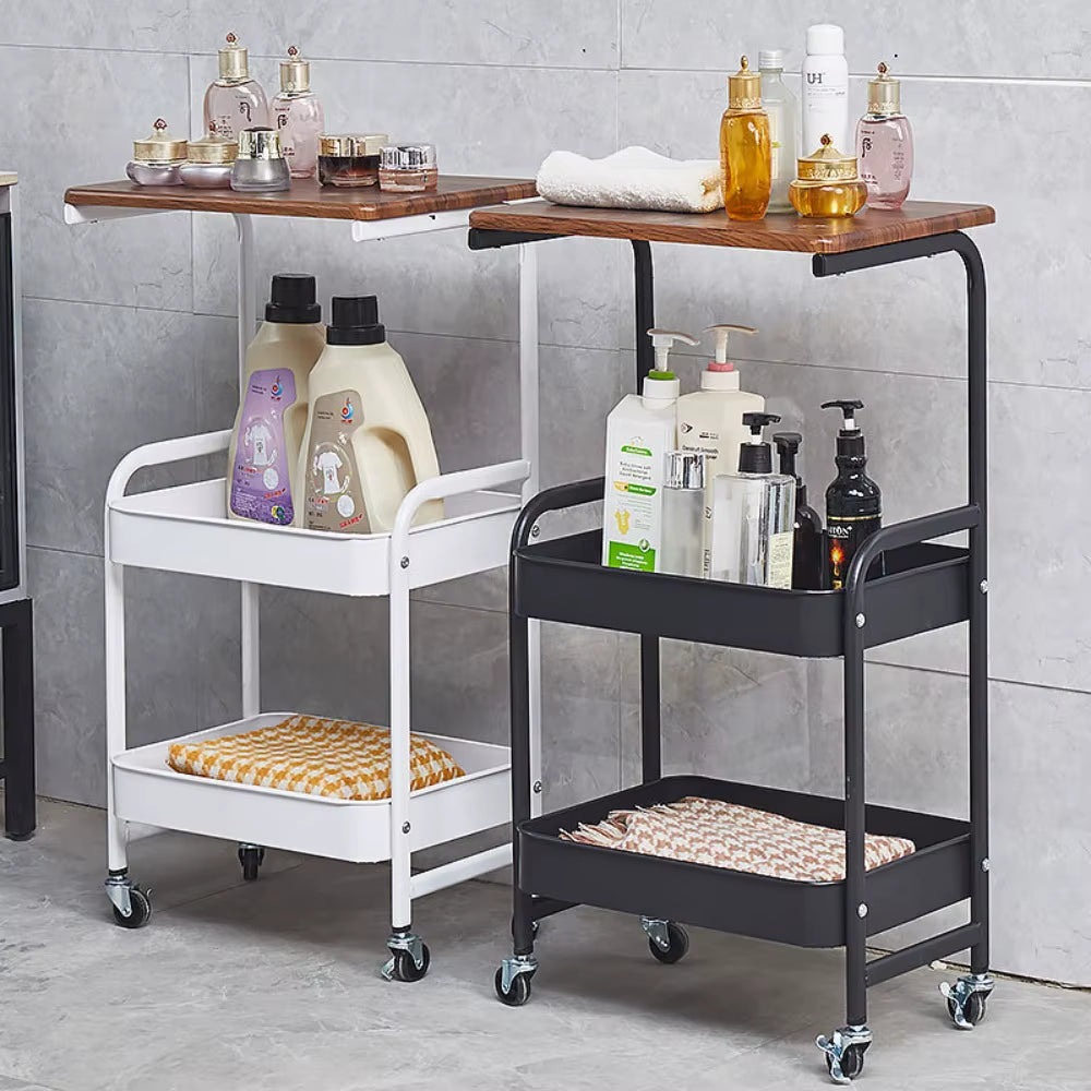 Inttox-🛒✨ Chariot de Rangement Ultra Fin & Moderne – Étanche & Antirouille 🧼🧺
