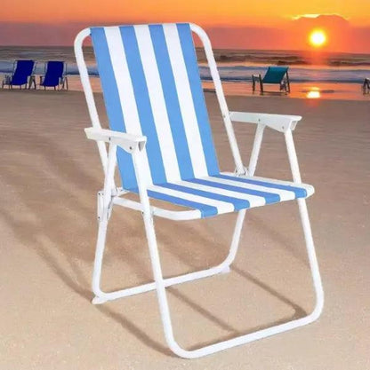 Inttox-Chaise de Camping Pliante Portable pour Plage et Plein Air