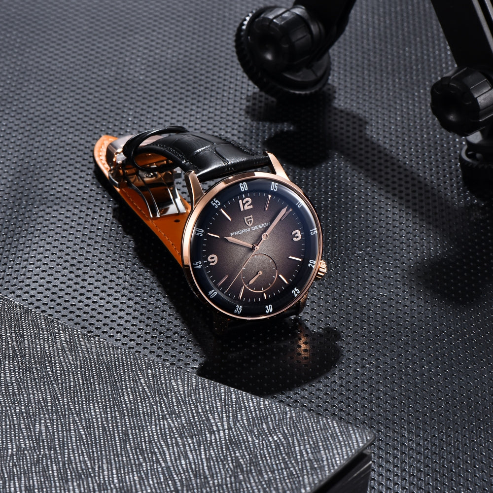 ⌚ PAGANI DESIGN 🕰️ Montre Automatique de Luxe pour Homme – Verre Saphir 💎 Mouvement Mécanique ⛓️ Étanche & Bracelet Acier Inoxydable