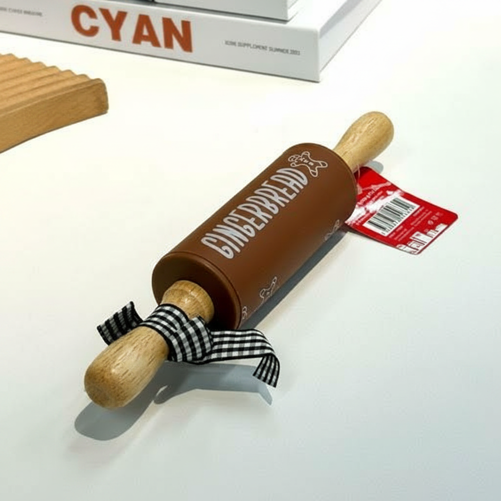 Rouleau à Pâtisserie Thème Pain d'Épices