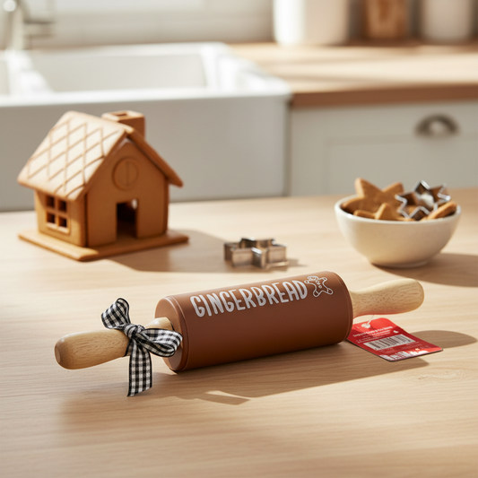 Rouleau à Pâtisserie Thème Pain d'Épices