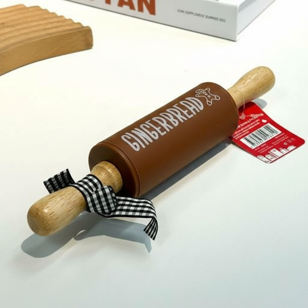 Rouleau à Pâtisserie Thème Pain d'Épices