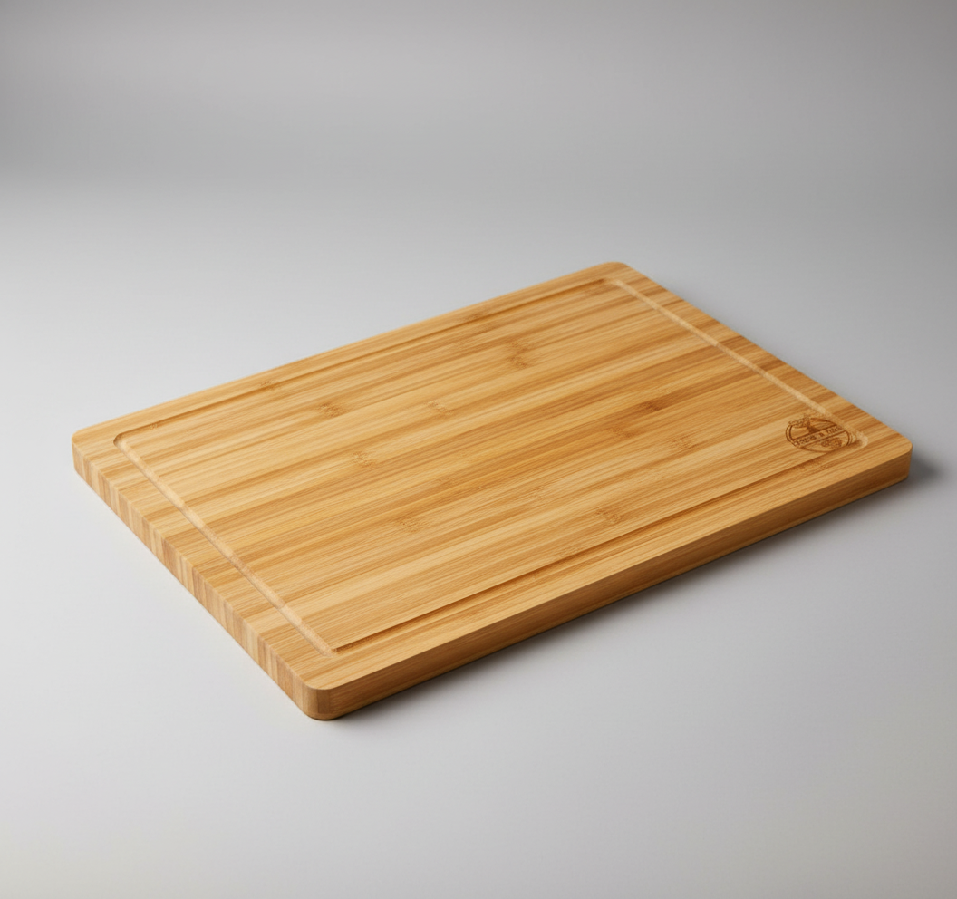 Planche à Découper en Bambou Naturel avec Rigole DEER & OAK