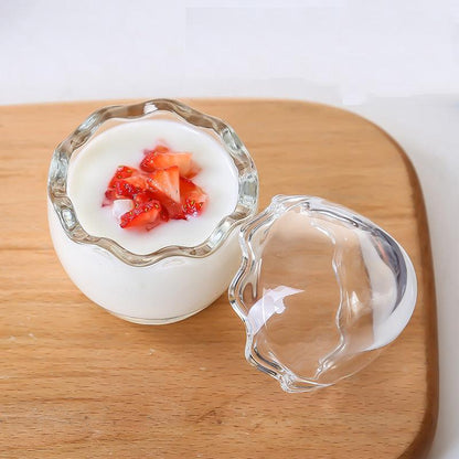 Inttox- Tasse à Pudding en Coquille d'Œuf en Verre sans Plomb - Inttox