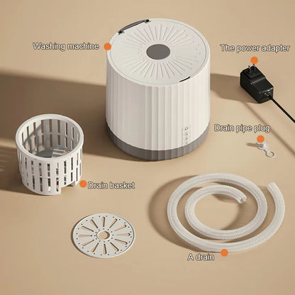 Inttox-Mini Machine à Laver Portable 4L
