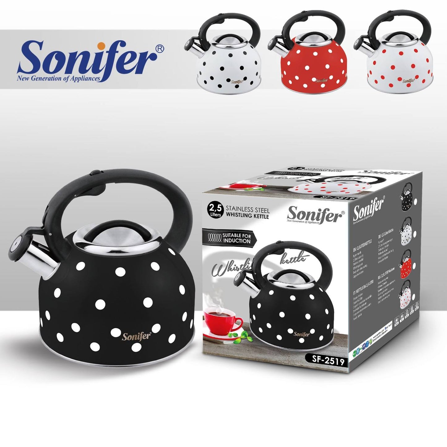 Inttox-Théière Sonifer en Acier Inoxydable avec Sifflet 🎶☕️