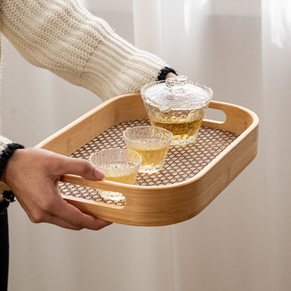 Inttox-🍵 Set de 3 Plateaux en Bois de Bambou Naturel 🍓☕