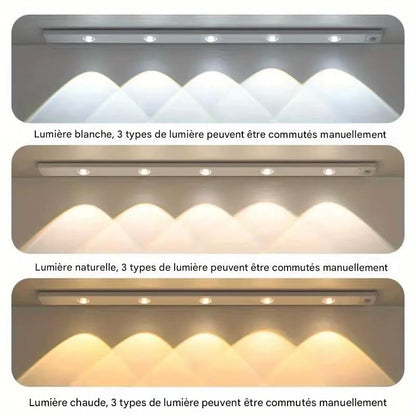 Inttox-Lampe LED Ultra Mince avec Capteur de Mouvement & Recharge USB 🔋✨